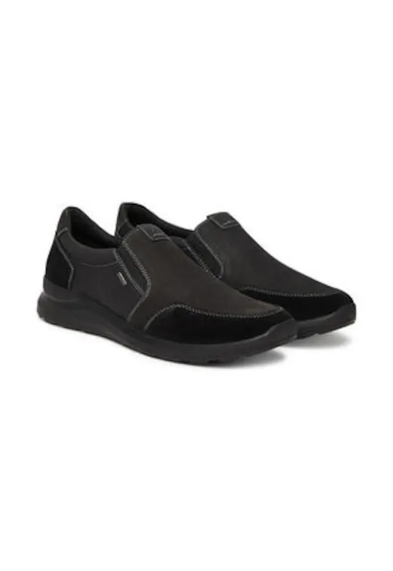 Pantofi barbatesti - material piele naturala - negru
