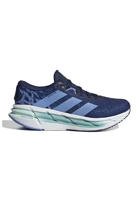 Pantofi cu talpa wedge pentru alergare Adistar - Alb/Albastru indigo