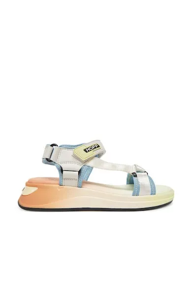 Sandale dama - 12508002 - Piele ecologica - Bej