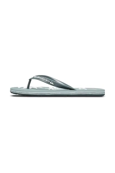 Papuci flip-flop cu logo Molokai Screen - Alb/Gri cenusiu