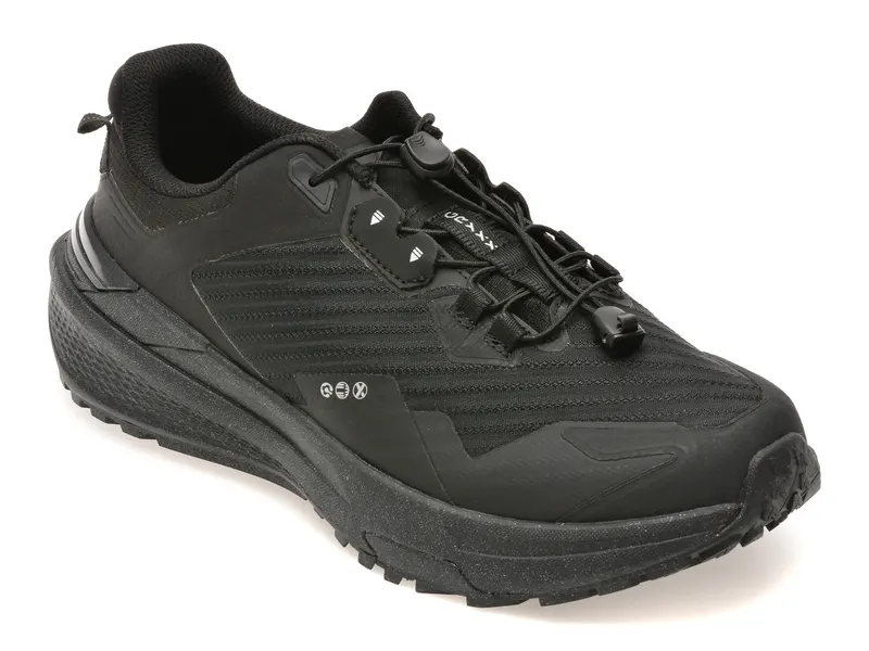 Pantofi sport negri, 35808, din material textil