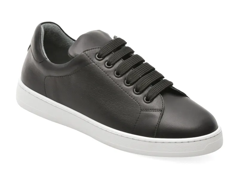 Pantofi sport EPICA negri, 1001338, din piele naturala