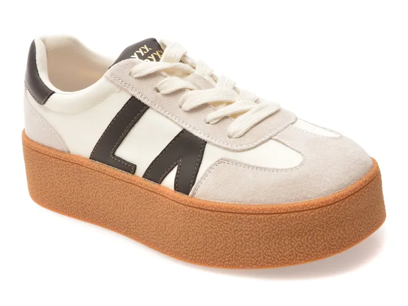 Pantofi sport GRYXX albi, 9355, din material textil