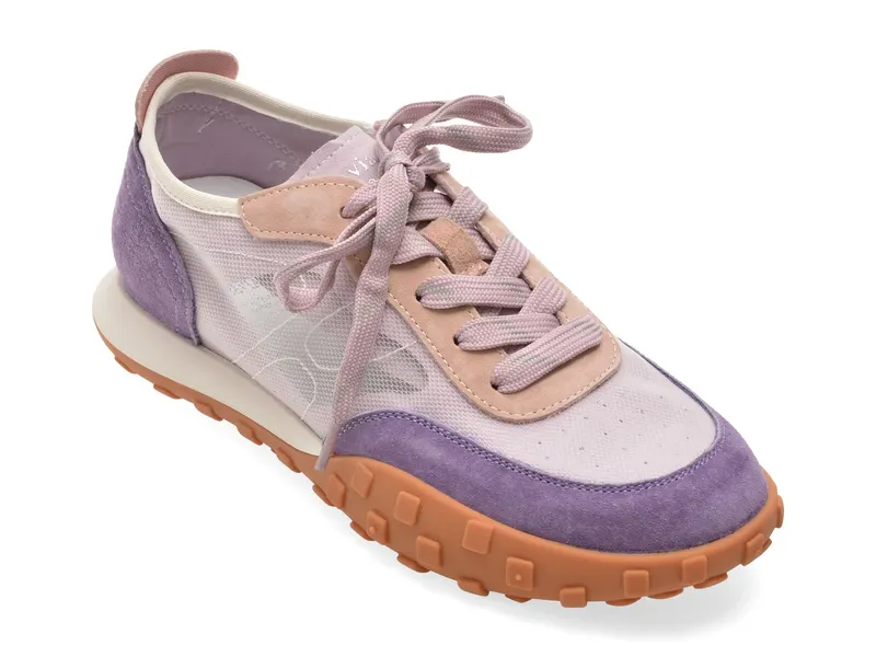 Pantofi sport FLAVIA PASSINI mov, 56132, din material textil si piele naturala