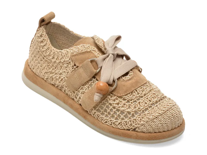 Pantofi EPICA bej, 3432613, din material textil