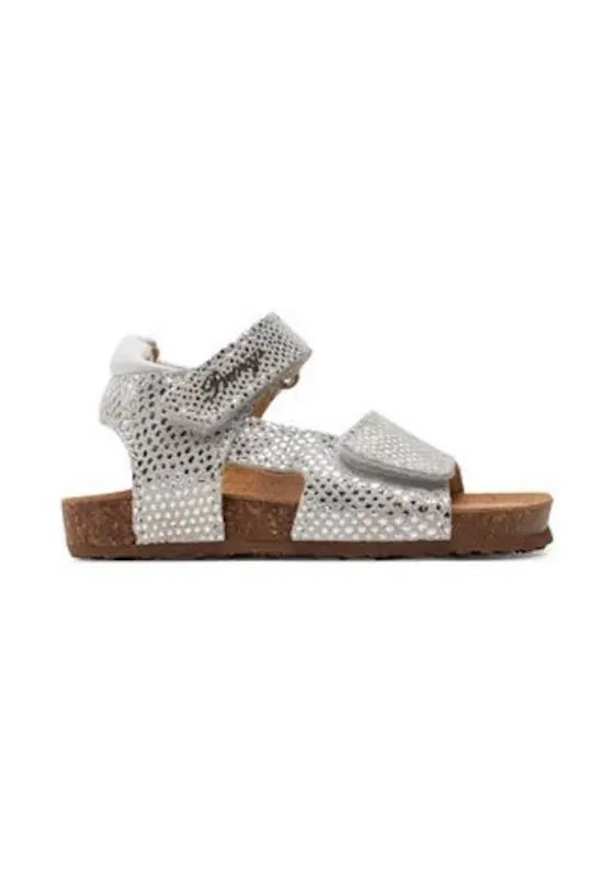 Sandale fete 304025389 - Piele naturala - 25 EU - Argintiu