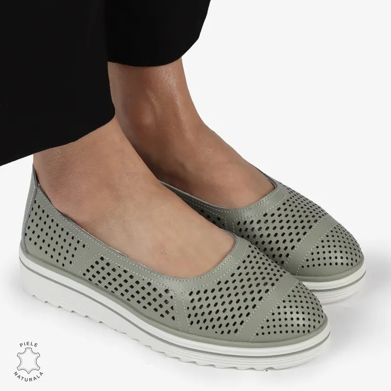 Balerini Dama Piele naturală CRL0105 BARILA