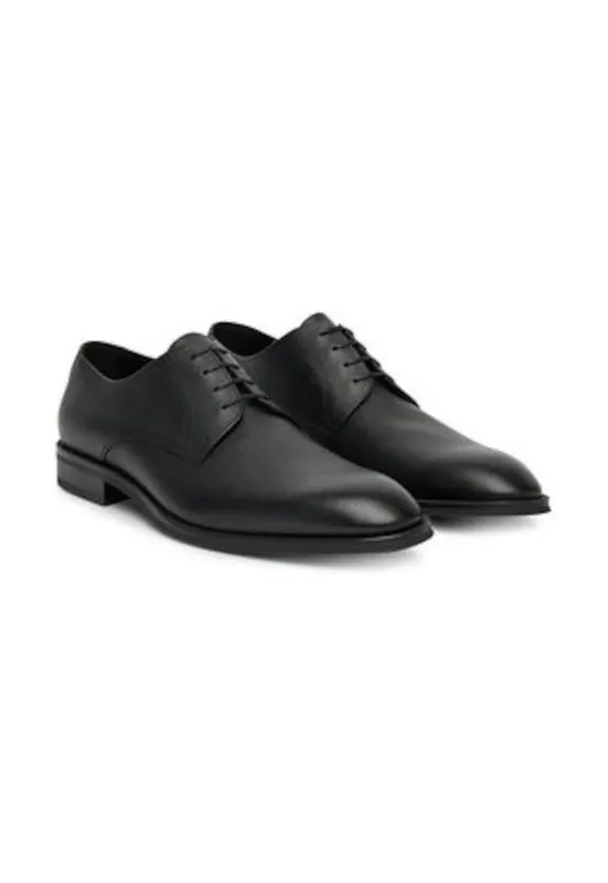 Pantofi barbatesti - piele naturala - negru - confortabili