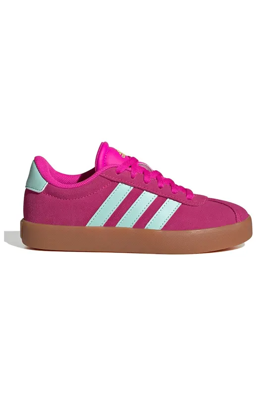 Pantofi sport VL Court 3.0 de piele intoarsa - Roz aprins