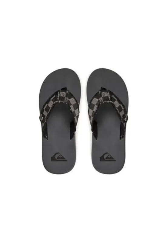Papuci flip-flop barbati AQYL100047 - Textil - Negru/Gri - Negru/Gri