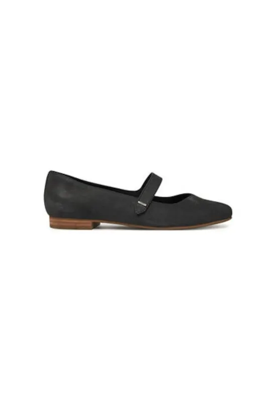 Balerini 10021474 - Piele naturala - Negru - Negru