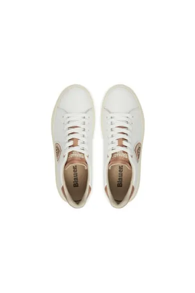 Pantofi sport dama - S5VENUS01/SAT - Piele naturala - Alb