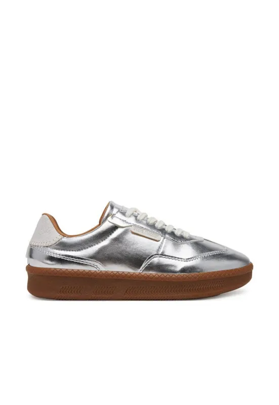 Pantofi sport dama - SM11003591 - Piele ecologica - 41 EU - Argintiu