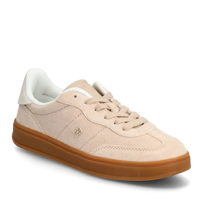 Sneakers femei Tommy Hilfiger roz din piele 3411DP9180RO — imaginea 2
