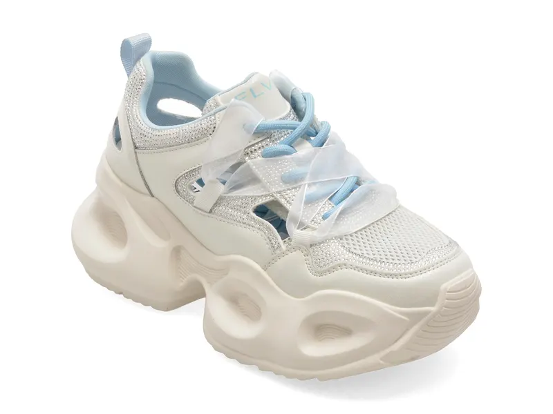 Pantofi sport FLAVIA PASSINI albi, 952, din piele naturala