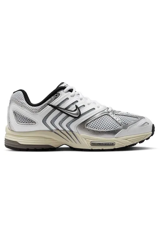 Pantofi sport dama Pegasus - alb/negru - piele ecologica - amortizare Nike Air - talpa cauciuc tip waffle