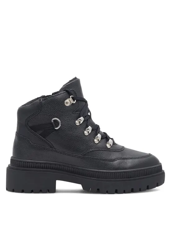 Botine dama - 590558812501340 - Piele naturala - Negru