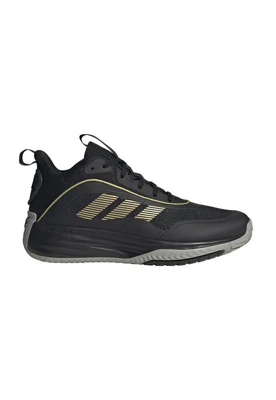 Pantofi cu insertii sintetice pentru baschet Own The Game - Auriu/Negru