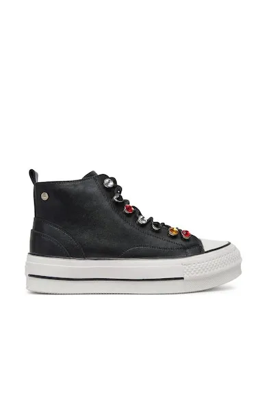 Pantofi sport dama - RR2N4101 - Piele naturala - Negru