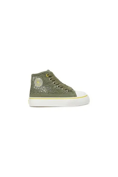 Pantofi sport pentru fete 43613 - Textil - Kaki