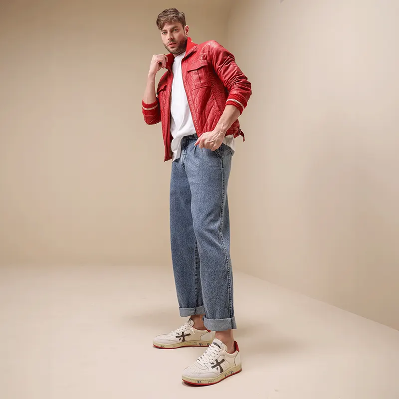 Sneakers bărbați Premiata Clay albi din piele naturală 1699bp6777a — imaginea 2