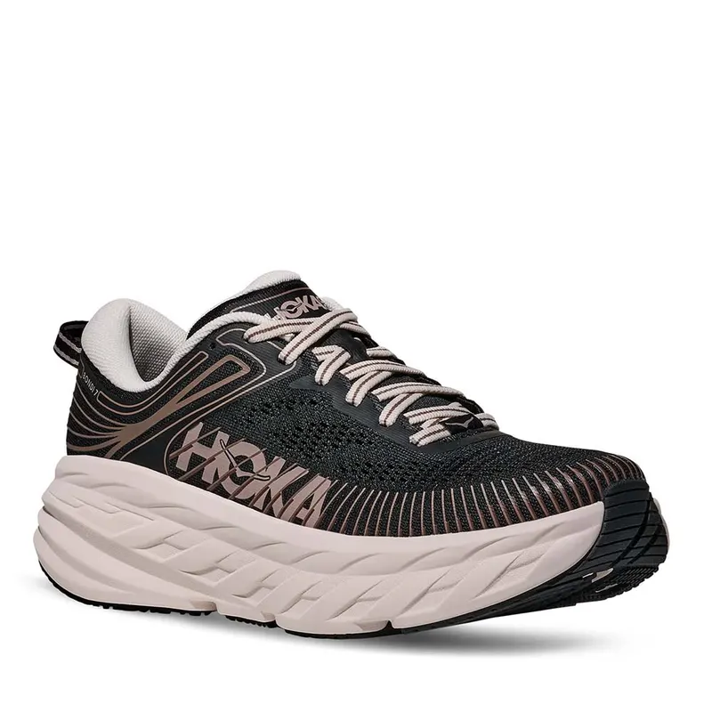 Pantofi sport femei Hoka Bondi 7 negri 3961DPS1110519N — imaginea 2