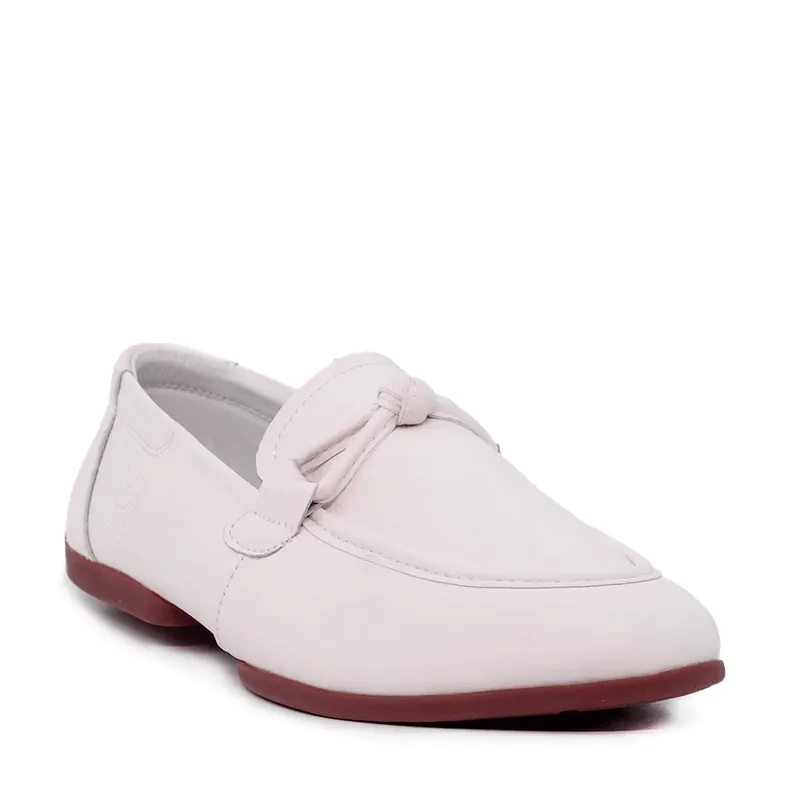 Mocasini ușori femei albi din piele1991DM0340A — imaginea 2