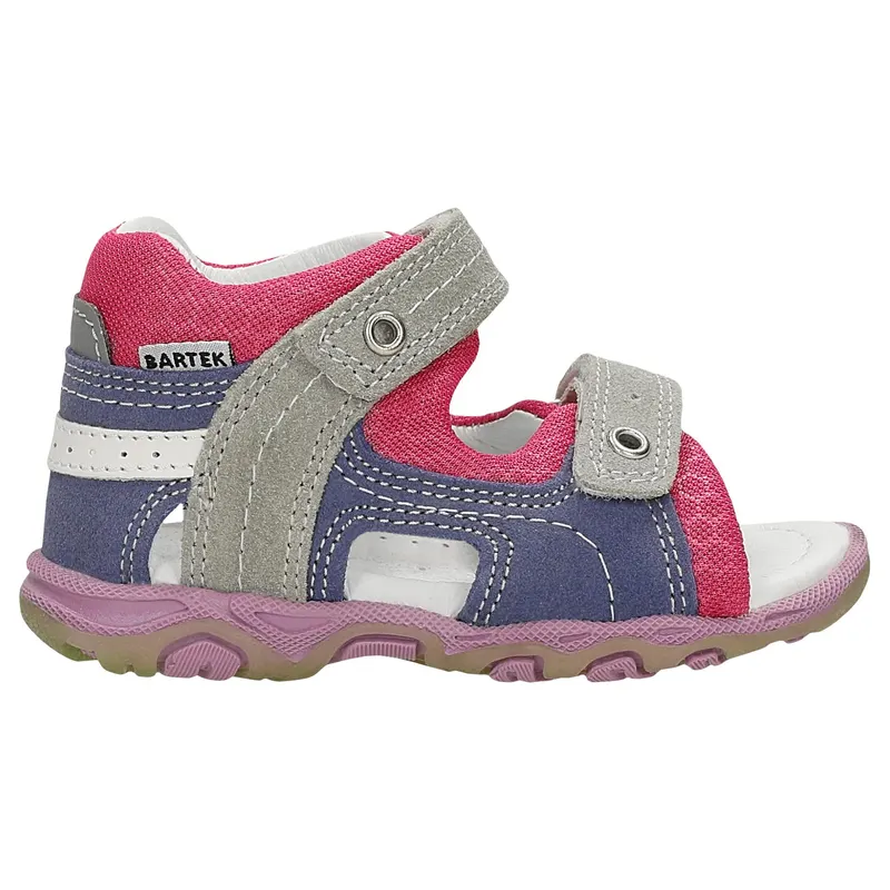 Sandale pentru fete BARTEK 11848-027, roz-violet-gri