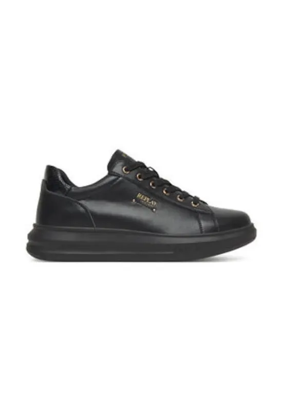 Tenisi dama 305642943 - Piele naturala - Negru