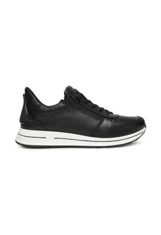 Tenisi de dama - 305490643 - piele naturala - negru