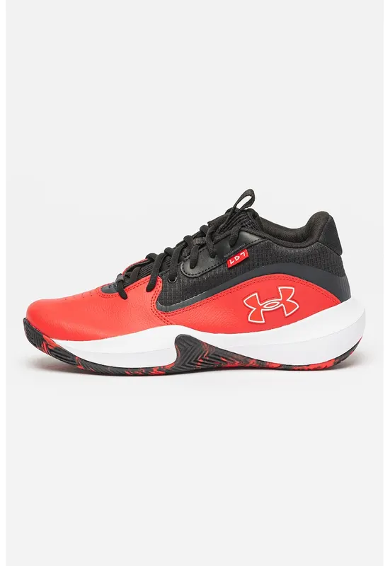 Pantofi Lockdown 7 pentru baschet - Rosu/Alb/Negru