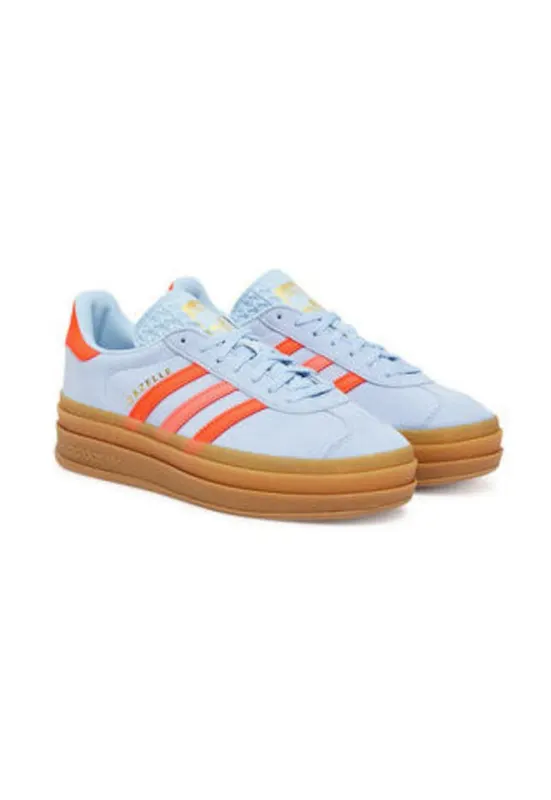 Pantofi sport din piele intoarsa cu platforma