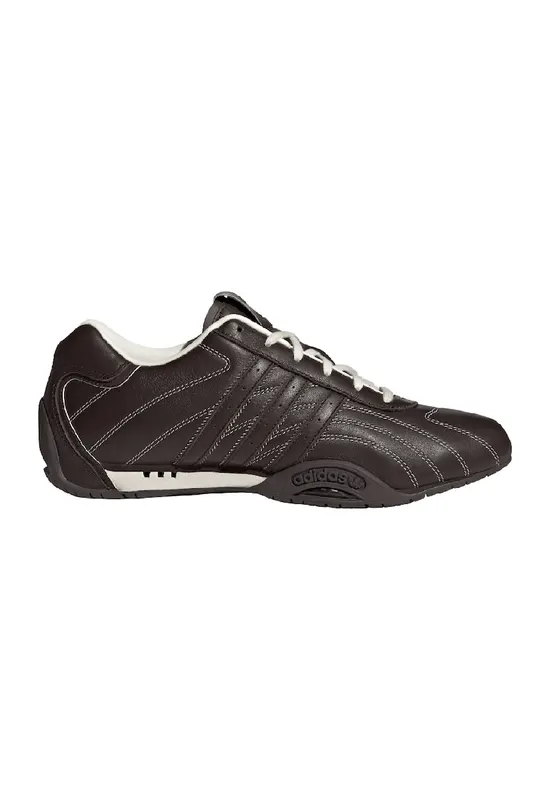 Pantofi sport din piele cu cusaturi contrastante Adiracer - Maro inchis