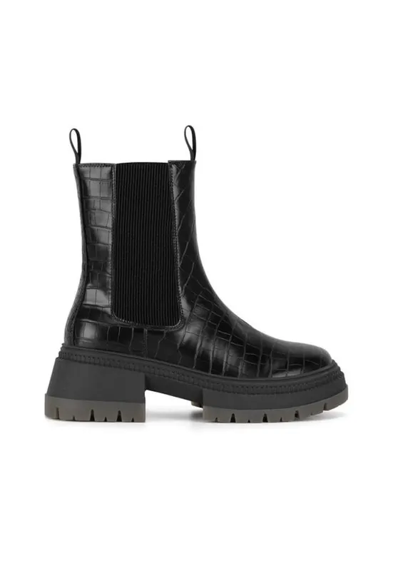 Ghete dama 5905588966418 - Sintetic - Negru - Negru