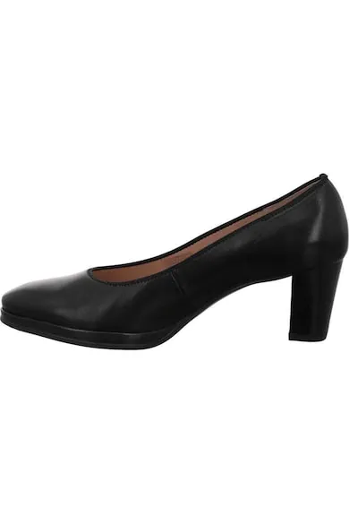 Pantofi dama din piele neteda - Negru