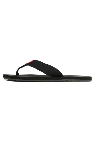Papuci flip-flop barbati 11954 - Textil - 40 EU - Negru