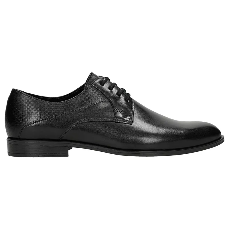 Pantofi eleganți negri bărbați din piele box