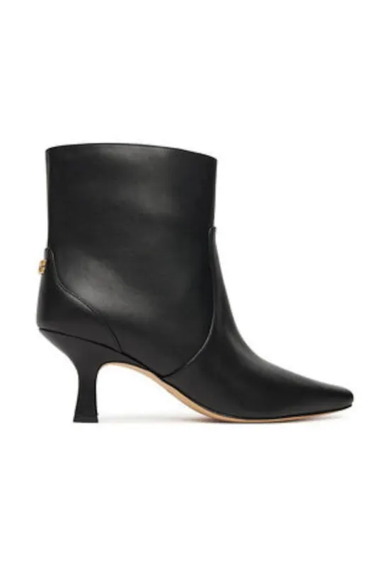 Botine dama - piele naturala - negru