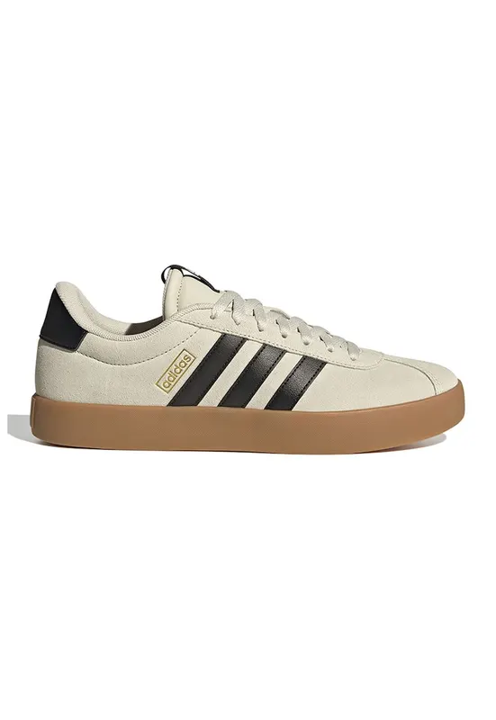Pantofi sport VL Court 3.0 de piele intoarsa - Negru/Alb murdar