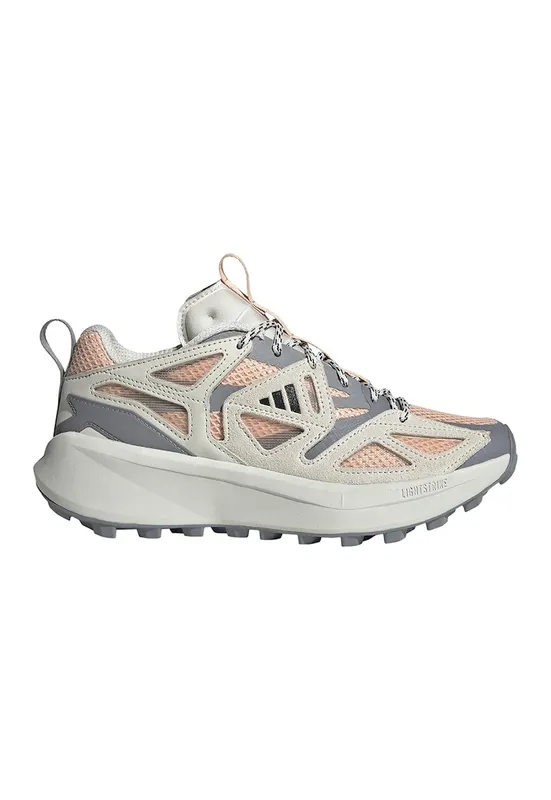 Pantofi sport cu garnituri din piele intoarsa si material sintetic Kantai - Albastru prafuit