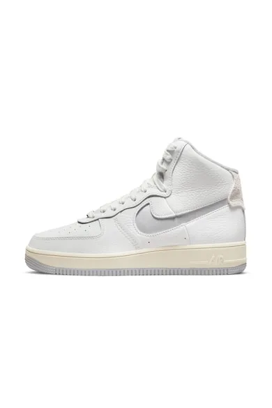 Pantofi sport - W AF1 Sculpt White Silver - Piele naturala - Alb - Alb