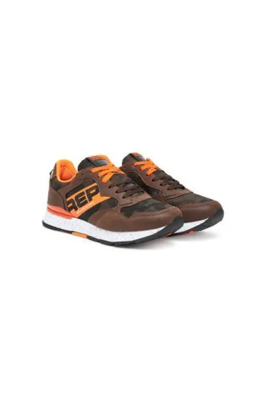 Pantofi sport barbati - GMS68 .000.C0096T - Textil - Maro