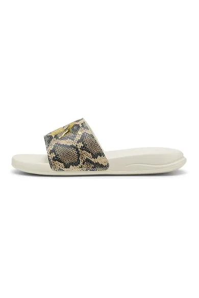 Papuci Popcat 20 Snake Chic - Auriu/Negru/Bej