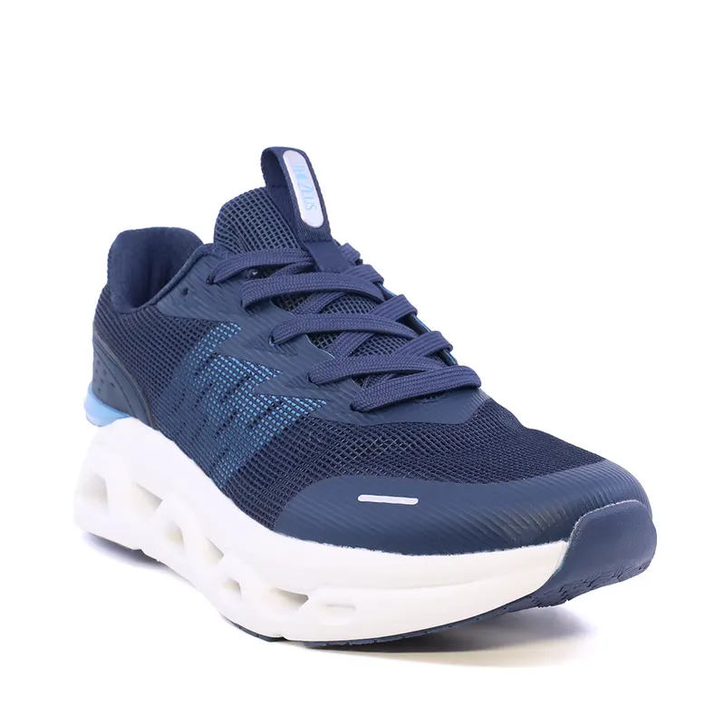 Sneakers ușori bărbați Thezeus bleumarin din textil 3761BPS25604BL — imaginea 2
