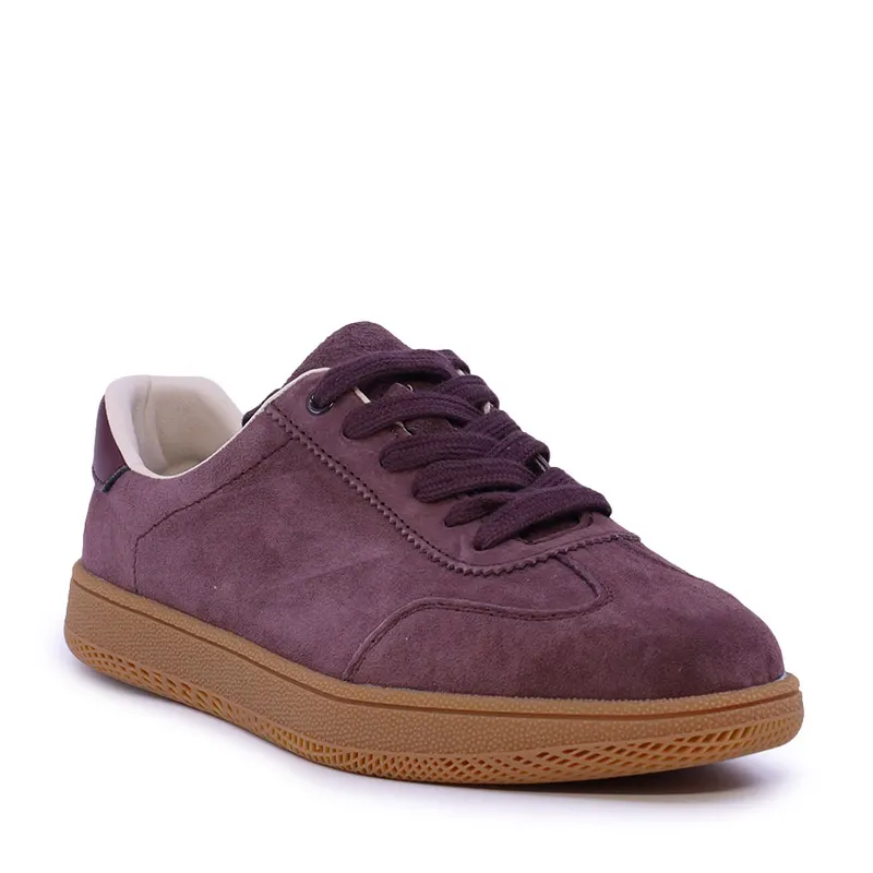 Sneakers femei mov din piele întoarsă 1992DP6655VMO — imaginea 2