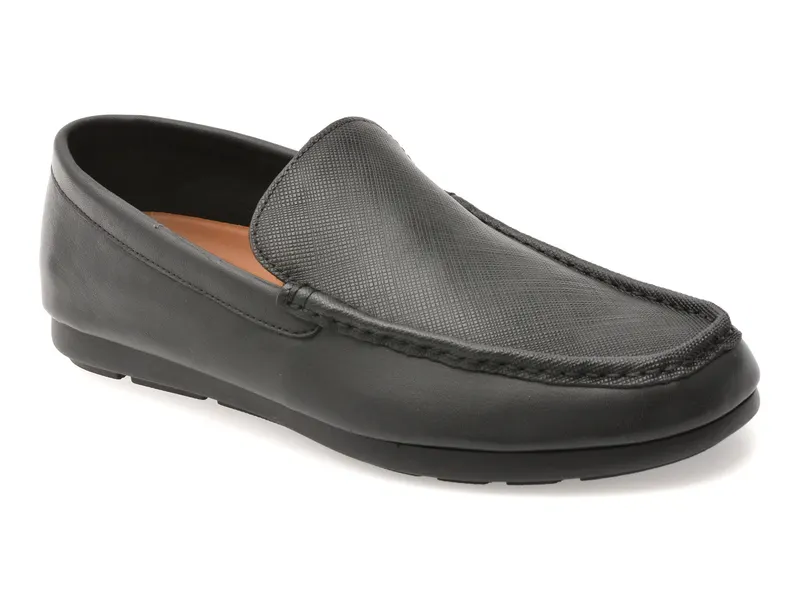 Mocasini ALDO negri, ZIGOSH 001, din piele naturala