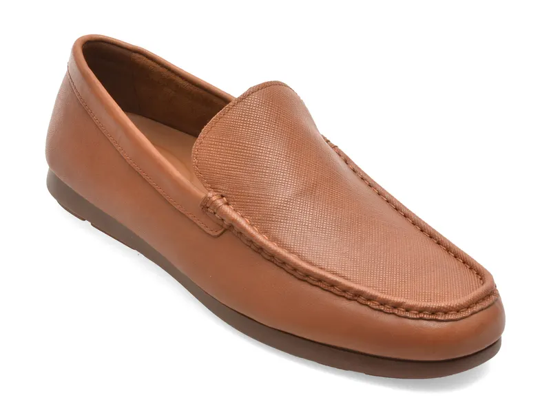 Mocasini ALDO maro, ZIGOSH 220, din piele naturala