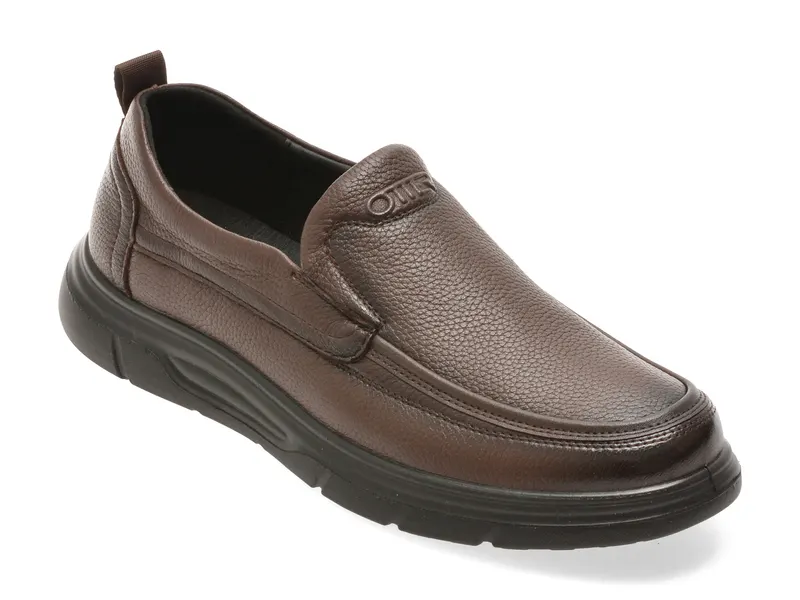 Mocasini maro, 1959, din piele naturala