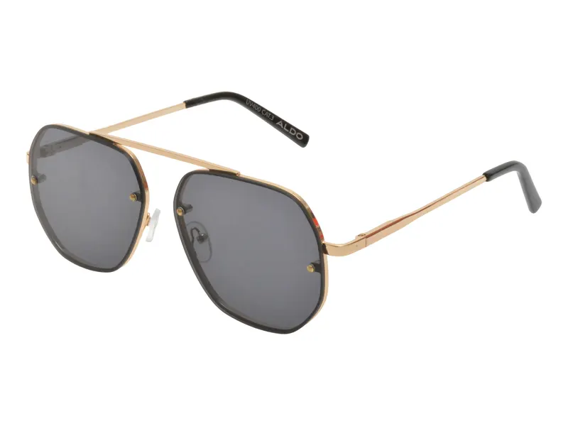 Ochelari de soare aurii, FRANKLINN 710, din metal