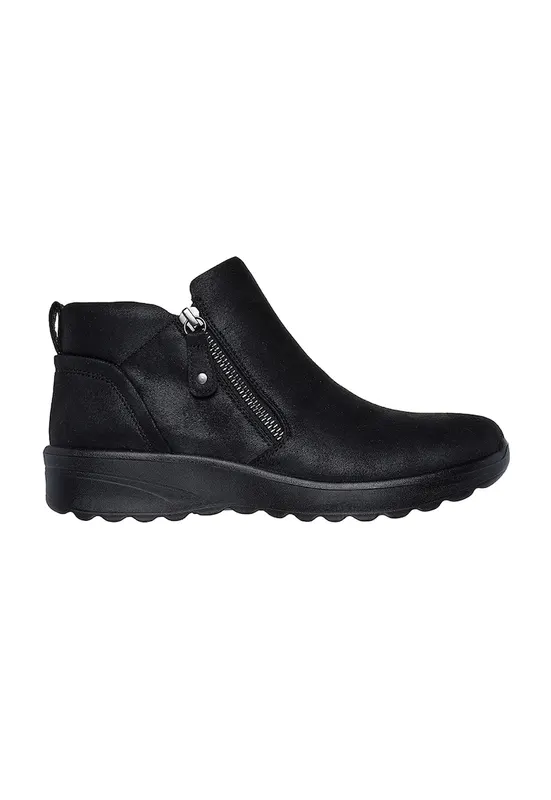 Ghete de piele ecologica Fall in Bloom - Negru
